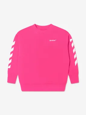 Off-White Girls Rubber Arrow Crew Neck Sweatshirt