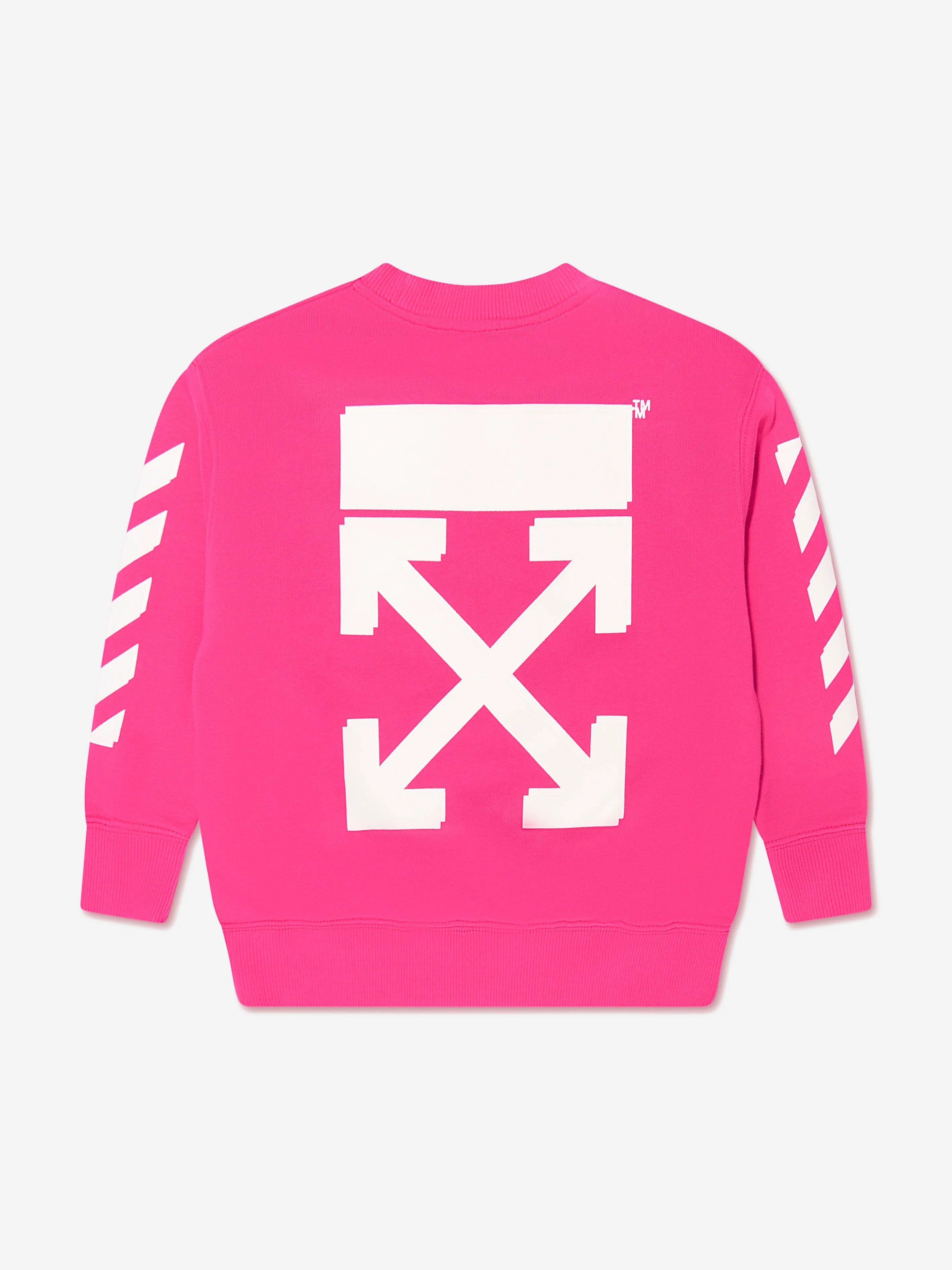 Off-White Girls Rubber Arrow Crew Neck Sweatshirt