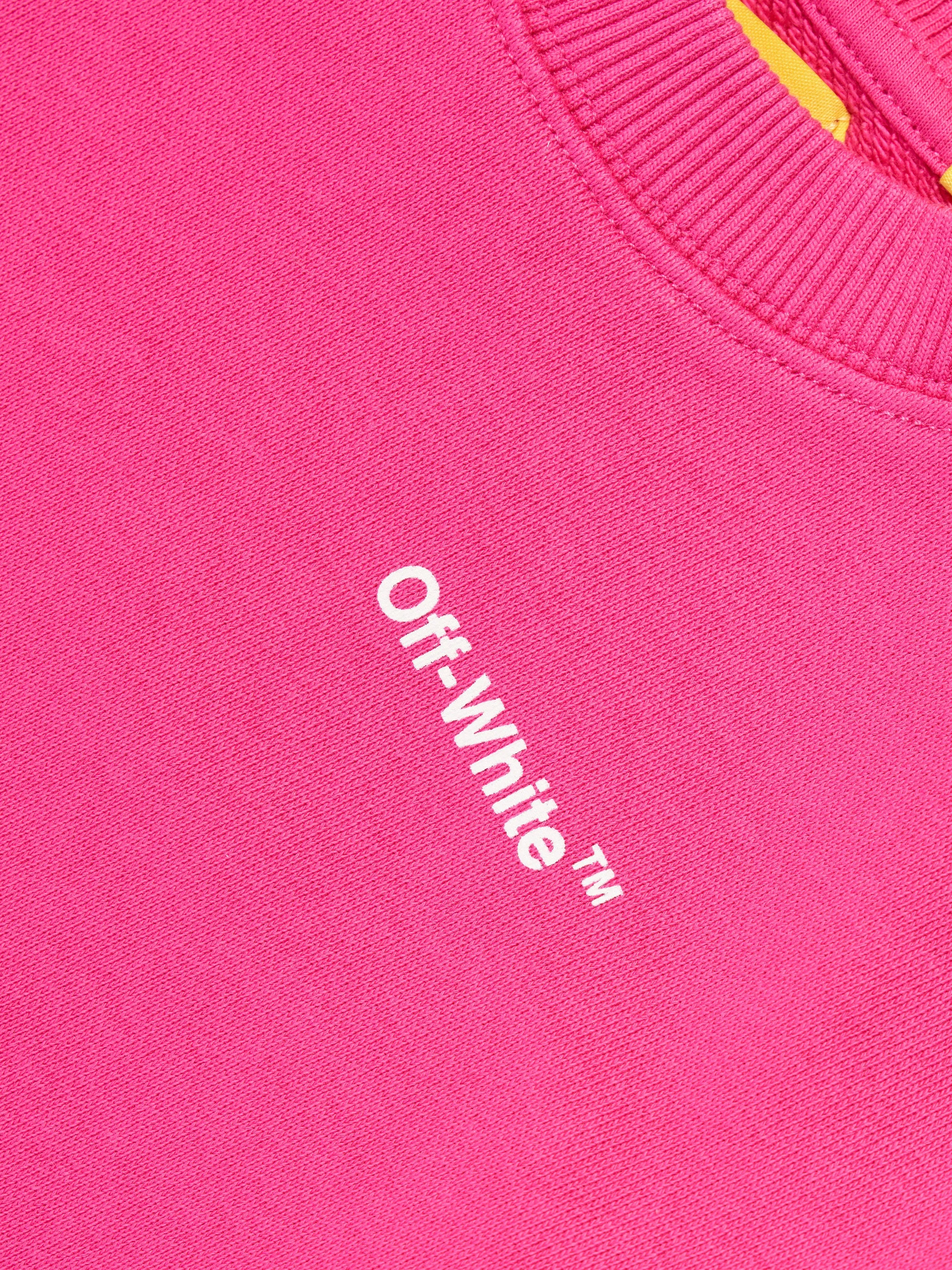 Off-White Girls Rubber Arrow Sweatshirt in Pink