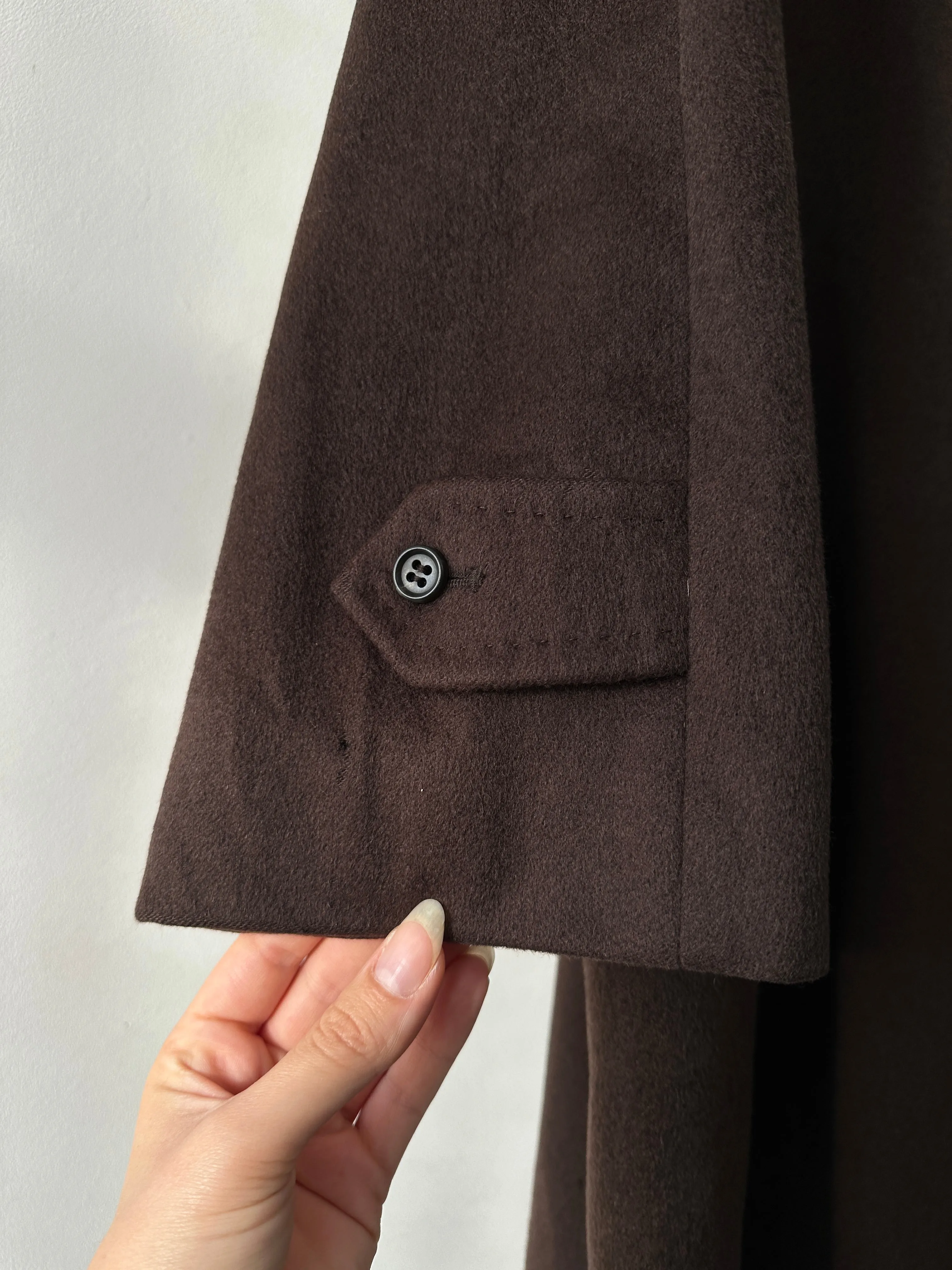 Pierre Balmain 80s Pure Cashmere Coat - XL