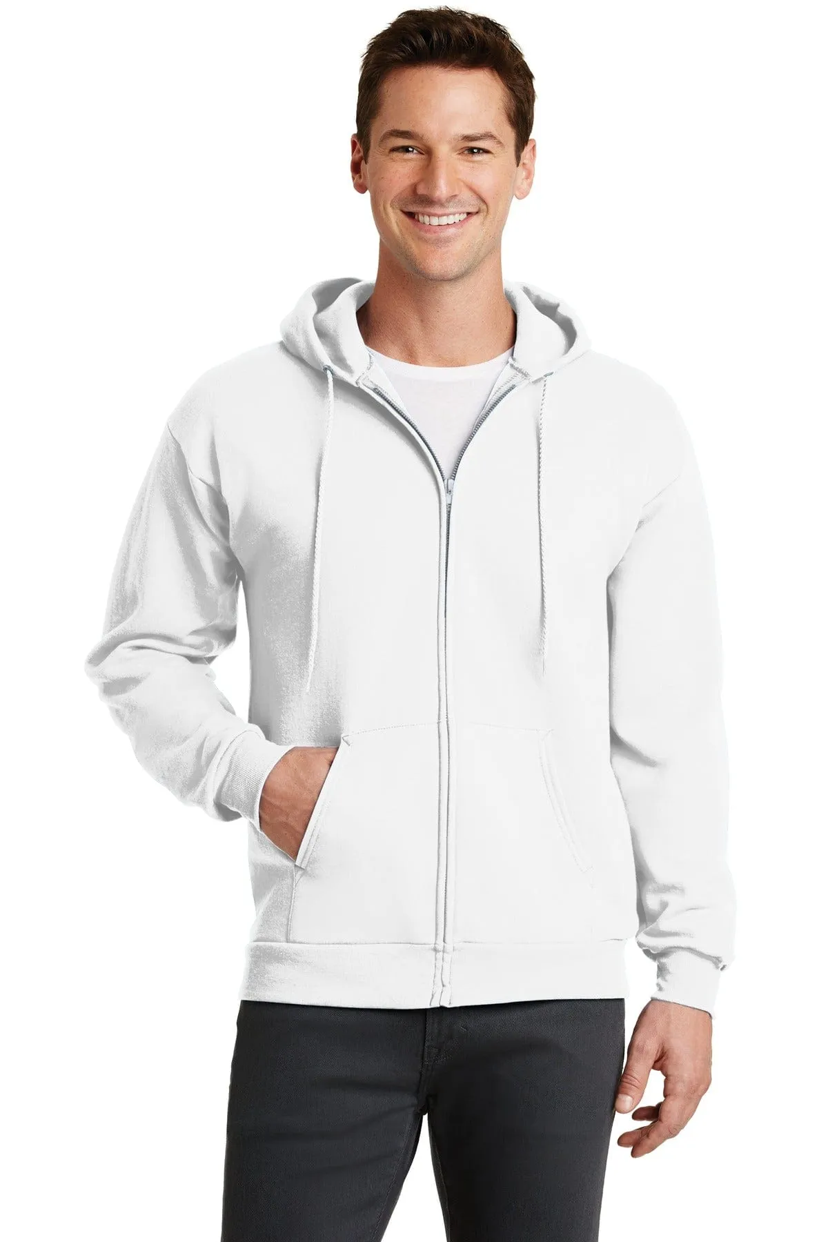 Port & Company ®  - Core Fleece Full-Zip Hooded Sweatshirt. PC78ZH