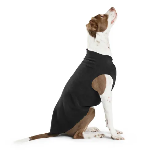 Pullover Stretch Dog Fleece in Black