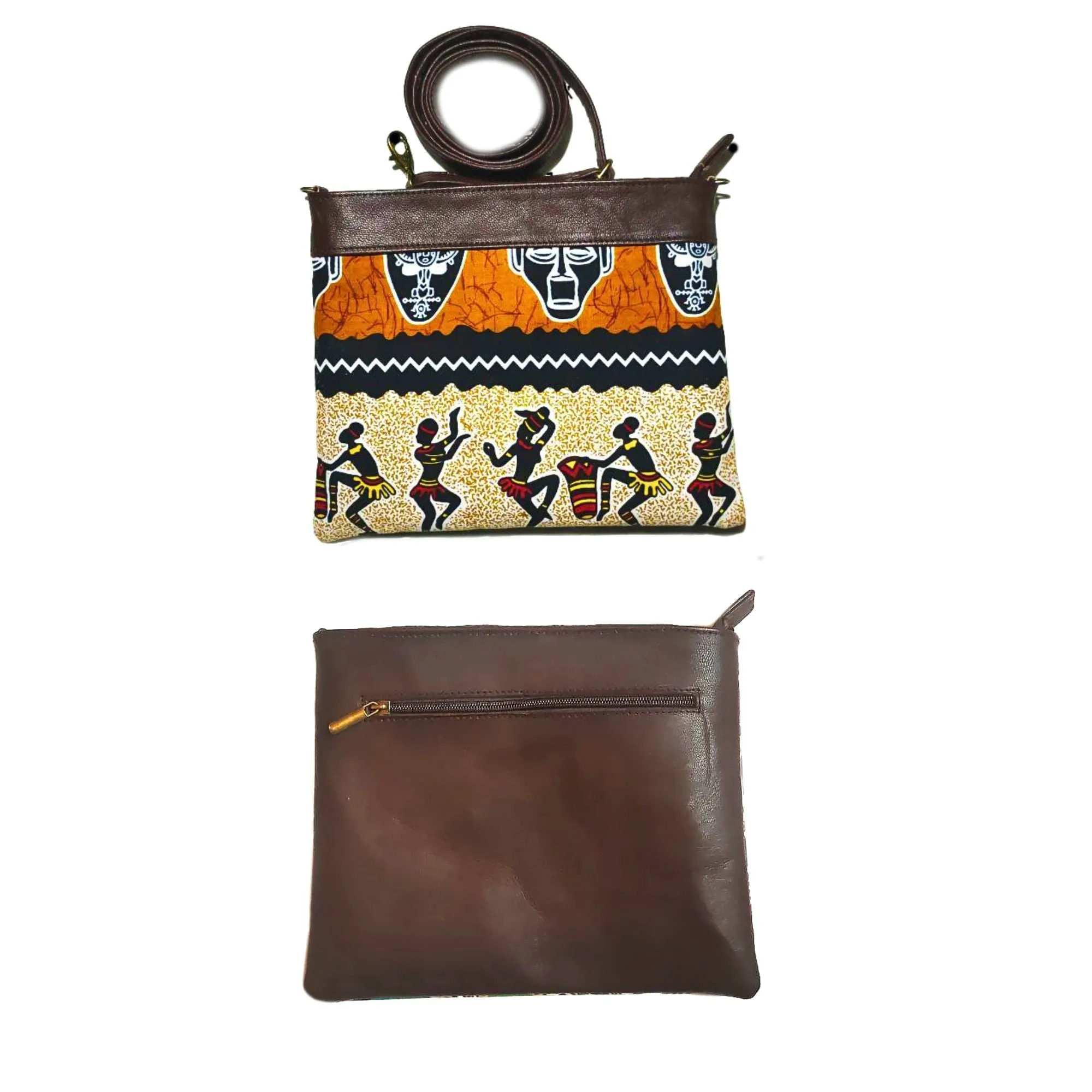 "Gnawa" Handcrafted Genuine Leather Duffle and Clutch Bags | Trendiesty