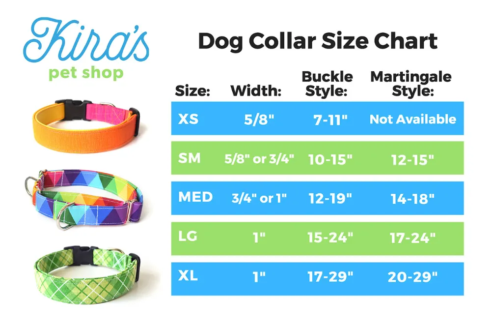 Rainbow Tie Dye Dog Collar