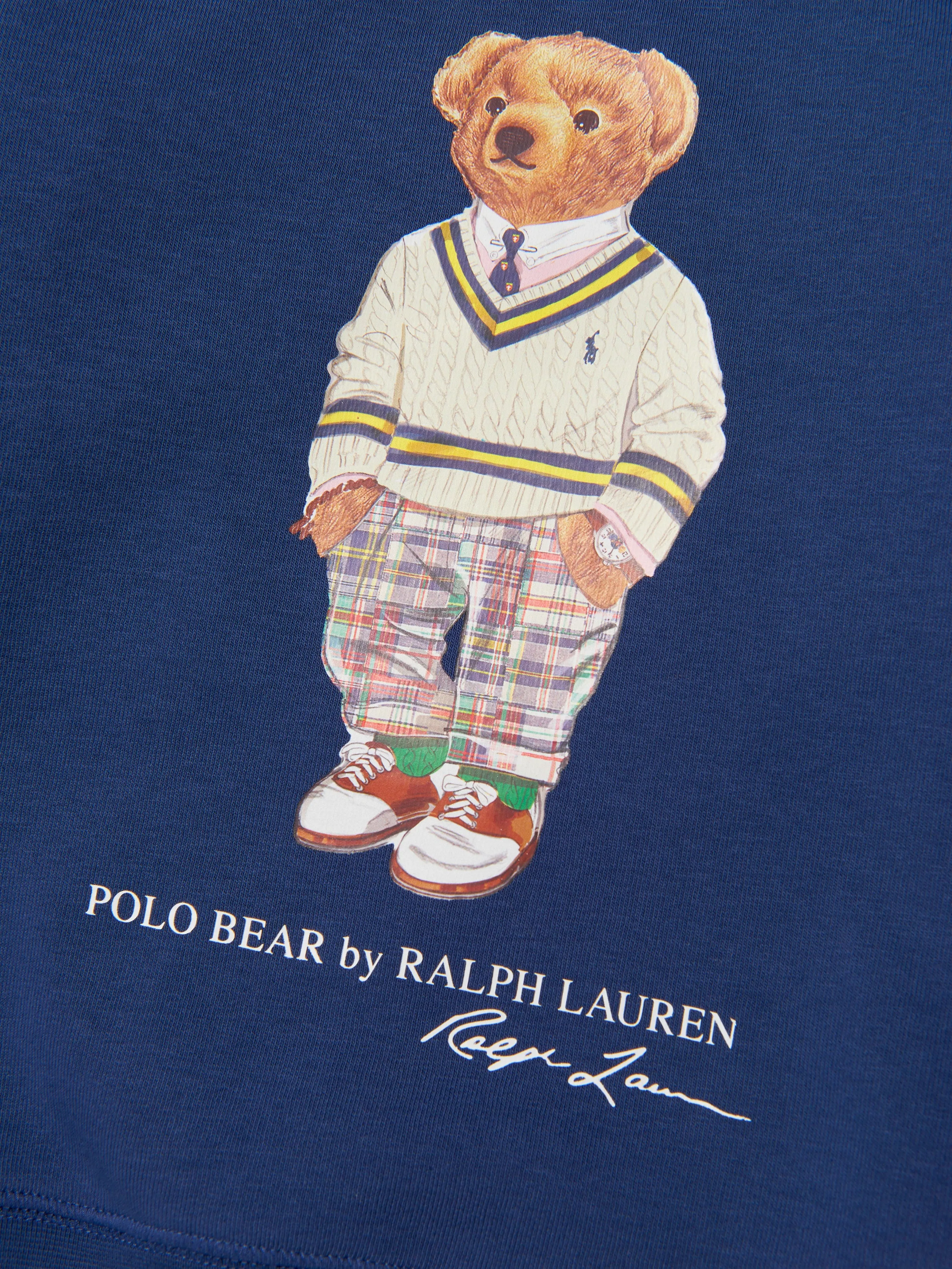 Ralph Lauren Boys Bear Sweatshirt in Navy