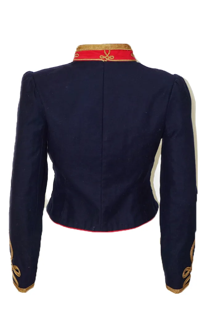 RALPH LAUREN Buttoned Navy Military Jacket