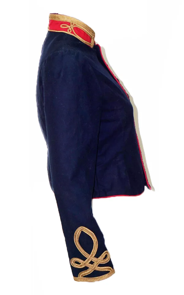 RALPH LAUREN Buttoned Navy Military Jacket