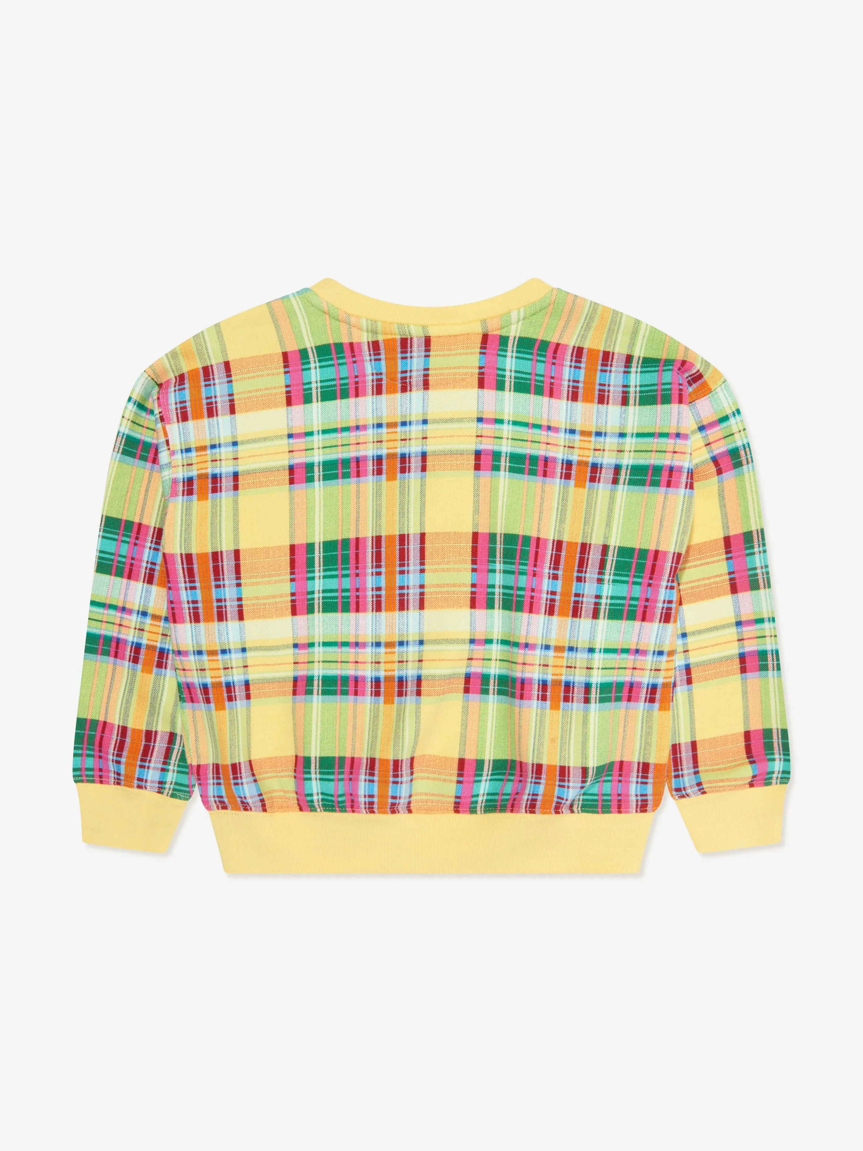 Ralph Lauren Girls Plaid Sweatshirt in Multicolour