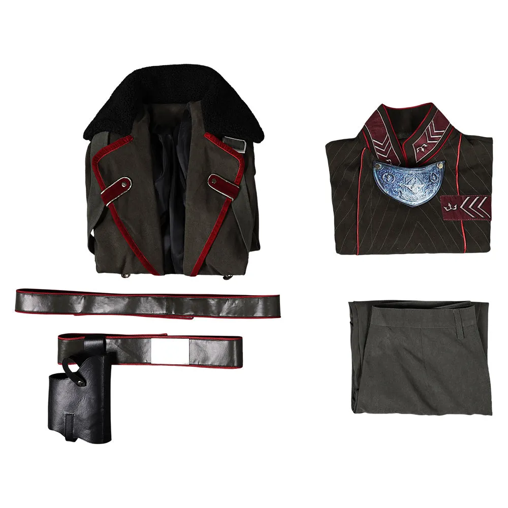 Rebel Moon: A Child of Fire Balisarius Brown Outfit Party Carnival Halloween Cosplay Costume