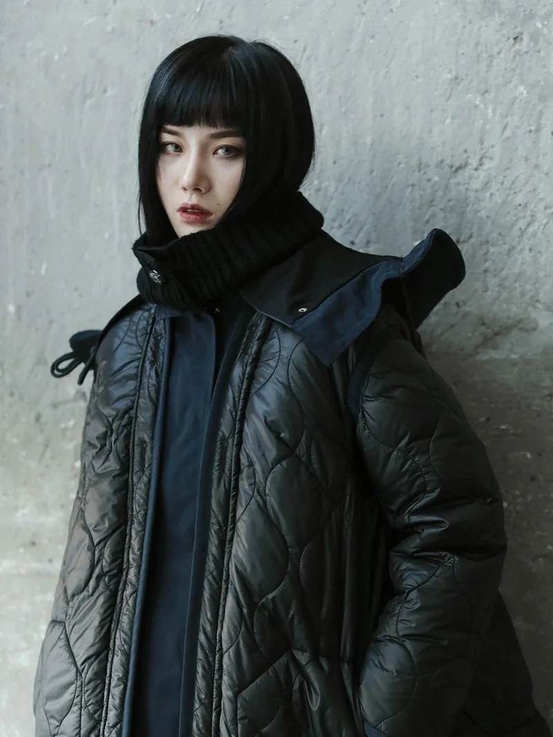 Renora Cotton Padded Hooded Coat