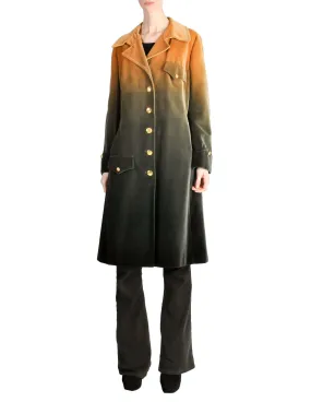 Roberta Di Camerino Vintage Ombre Velvet Coat