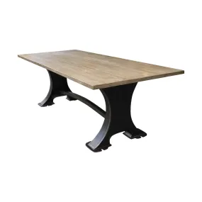 Roberto Industrial Machine Base Dining Table