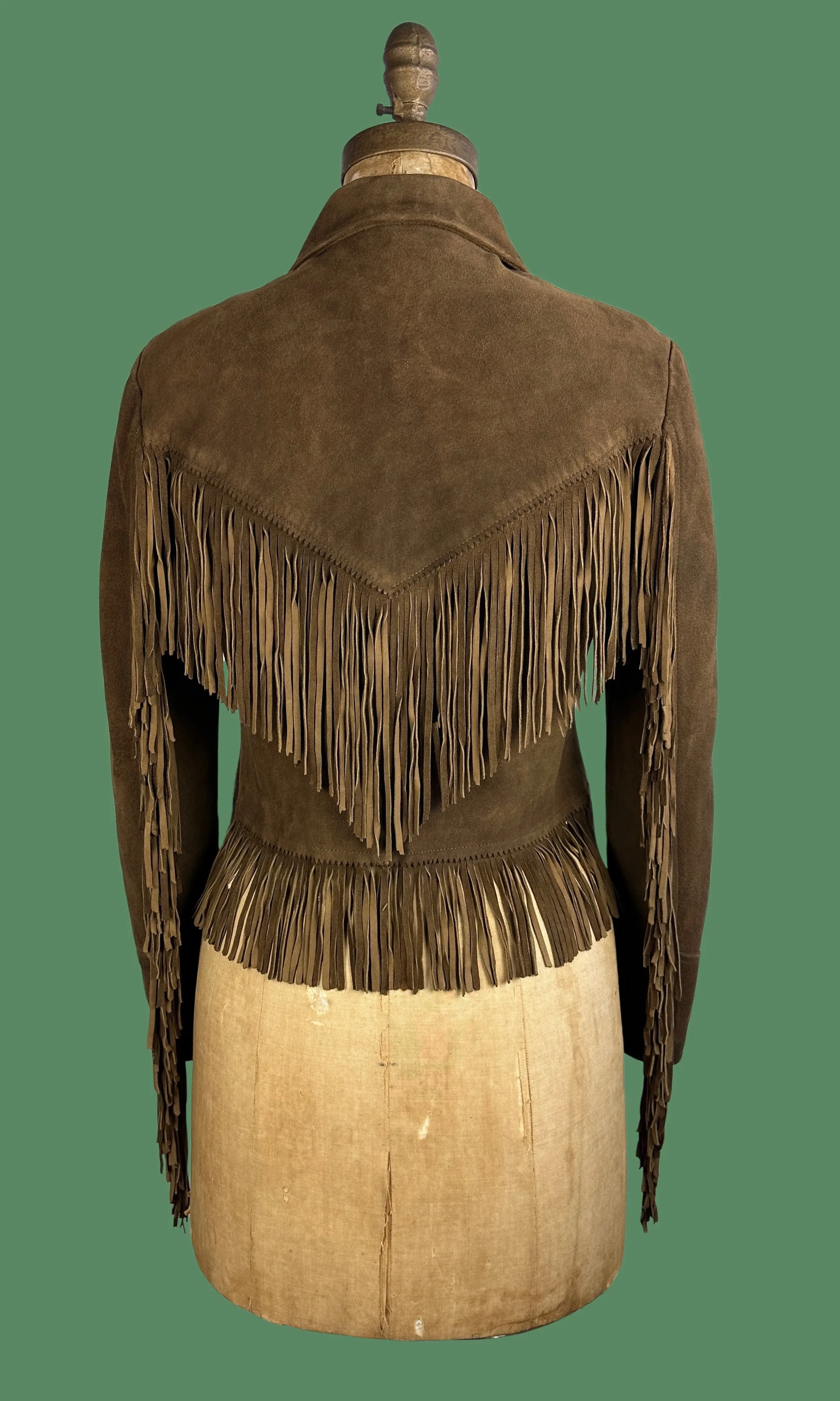 RRL RALPH LAUREN Suede Fringe Jacket • Small