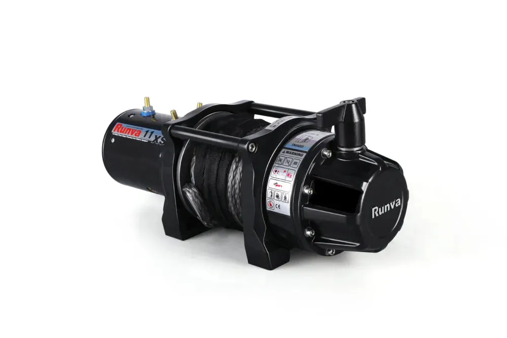 Runva 11XS Premium 12V Compact Winch with Synthetic Rope