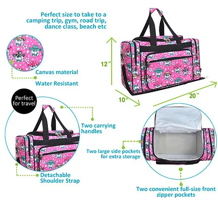 SALE! Disco Cowgirl NGIL Canvas 20" Duffle Bag