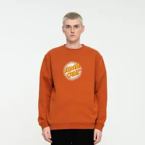 Santa Cruz Daylight Dot Front Crewneck - Copper