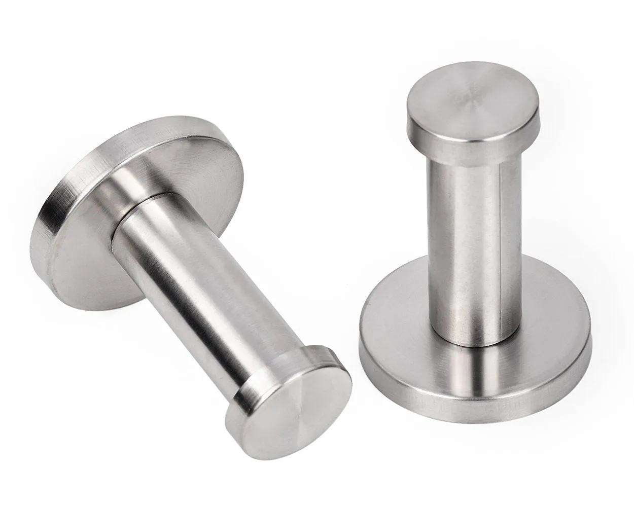 Stainless Steel Wall-Mount Robe Hook Set of 6