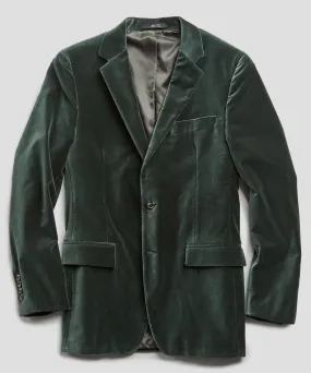 Sutton Velvet Sport Coat in Dark Green