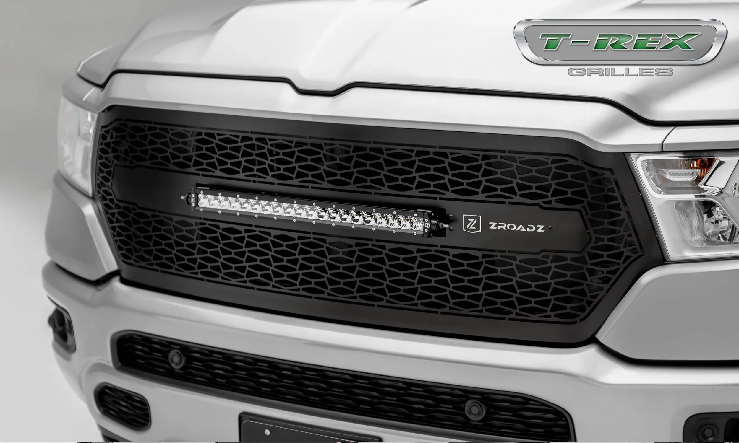 T-Rex Grilles ZROADZ Series LED Light Grille - 2019  Ram 1500