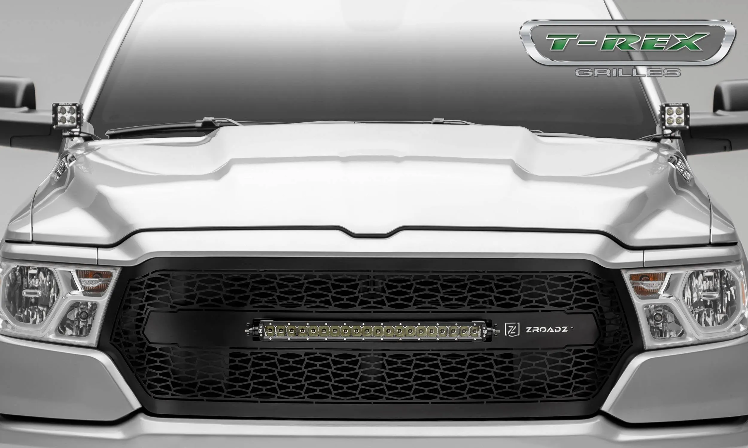 T-Rex Grilles ZROADZ Series LED Light Grille - 2019  Ram 1500