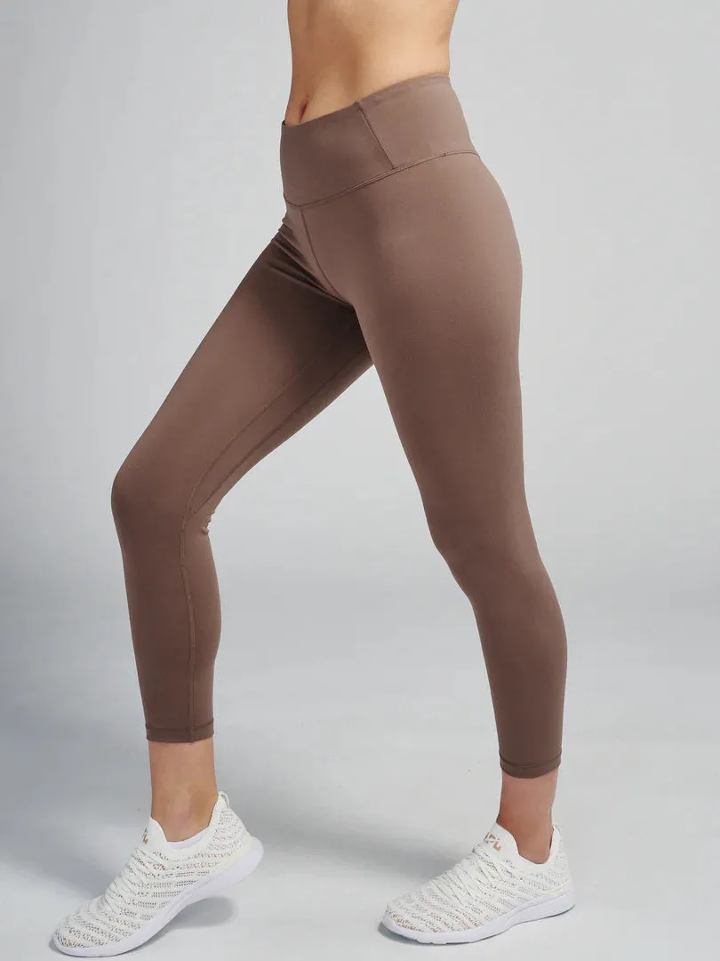 Tasc W SculpTive Pocket 7/8 Leggings COFFEE