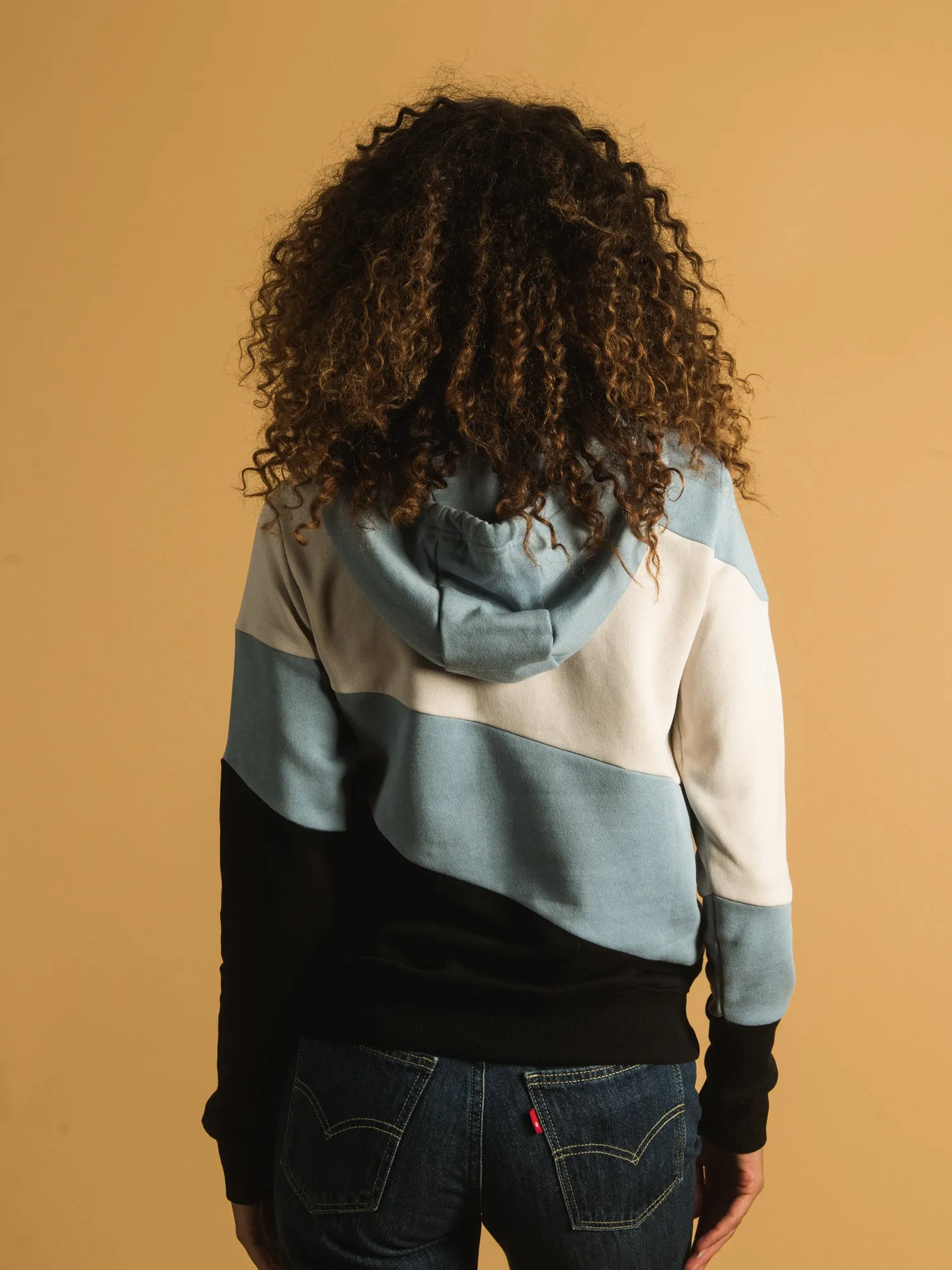 TENTREE ANGLE BLOCKED CORK HOODIE  - CLEARANCE