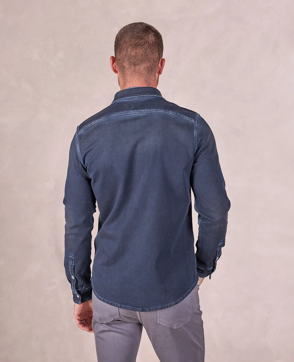 The Roper - Denim Workshirt - Dark Blue