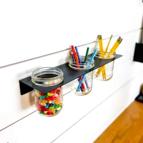 Triple Mason Jar Shelf