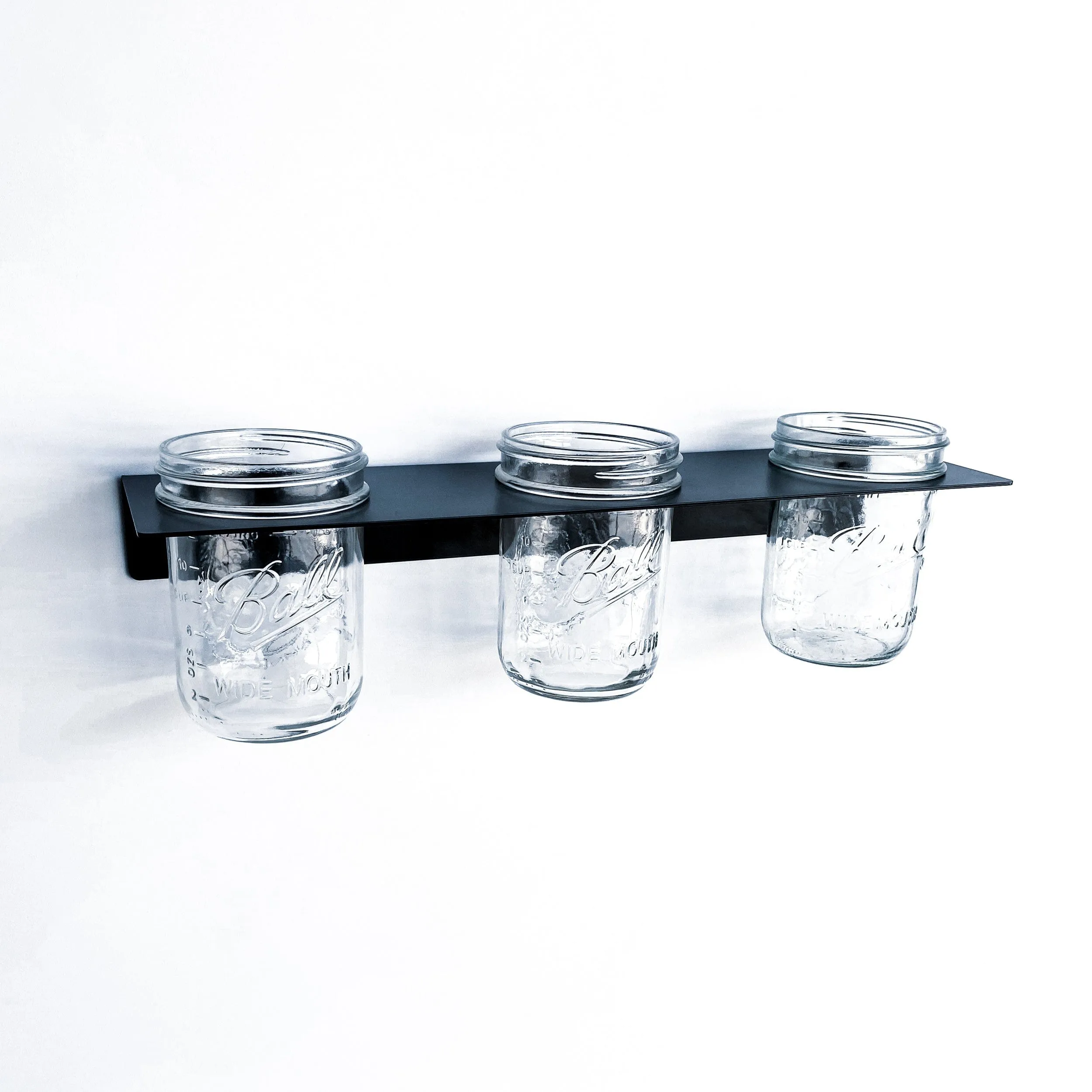 Triple Mason Jar Shelf