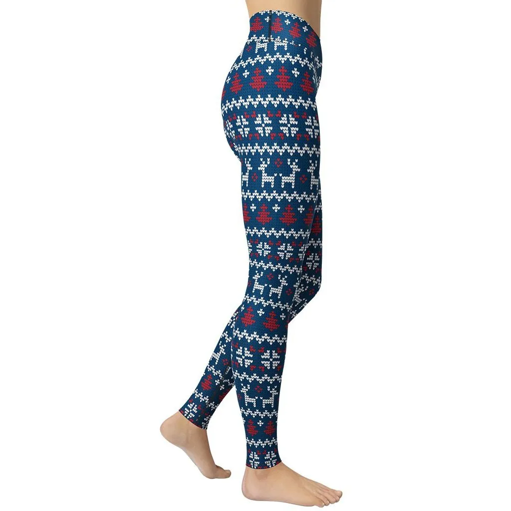 Ugly Christmas Yoga Leggings