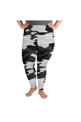 Urban Fashion Camouflage Plus Size Leggings