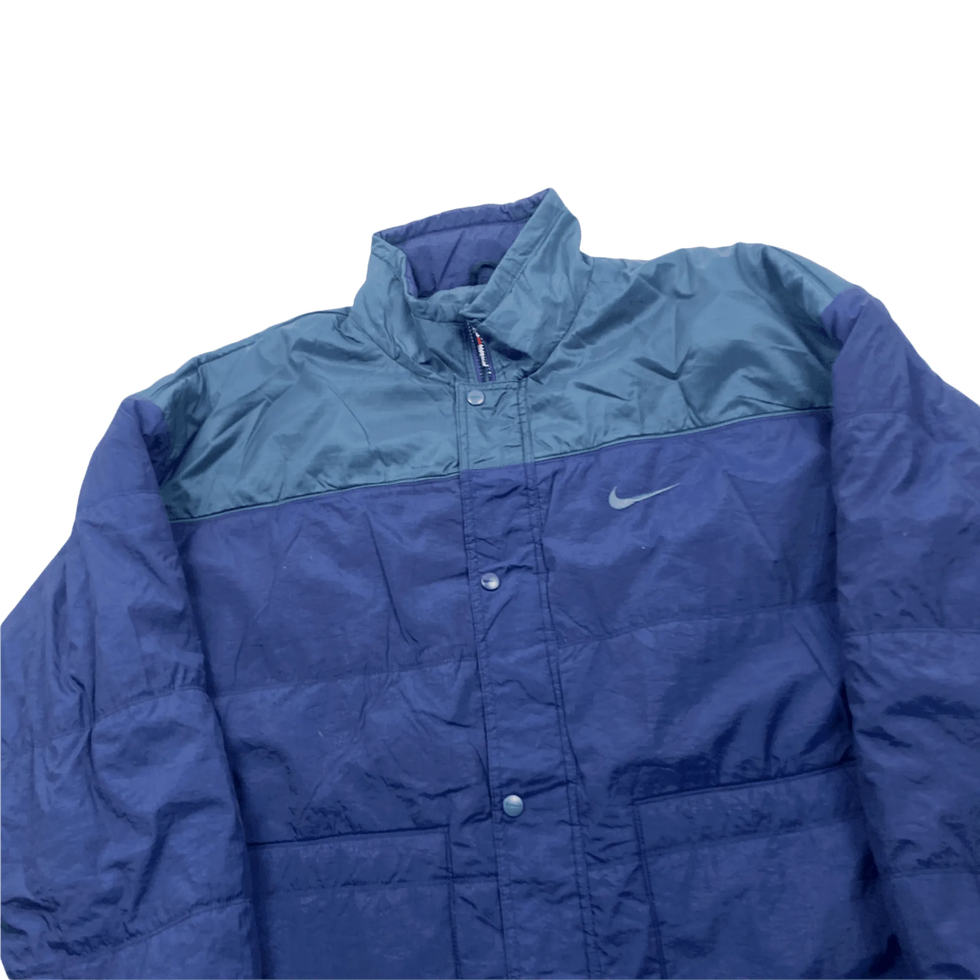 Vintage 90s Blue Nike Coat/ Jacket - Extra Large