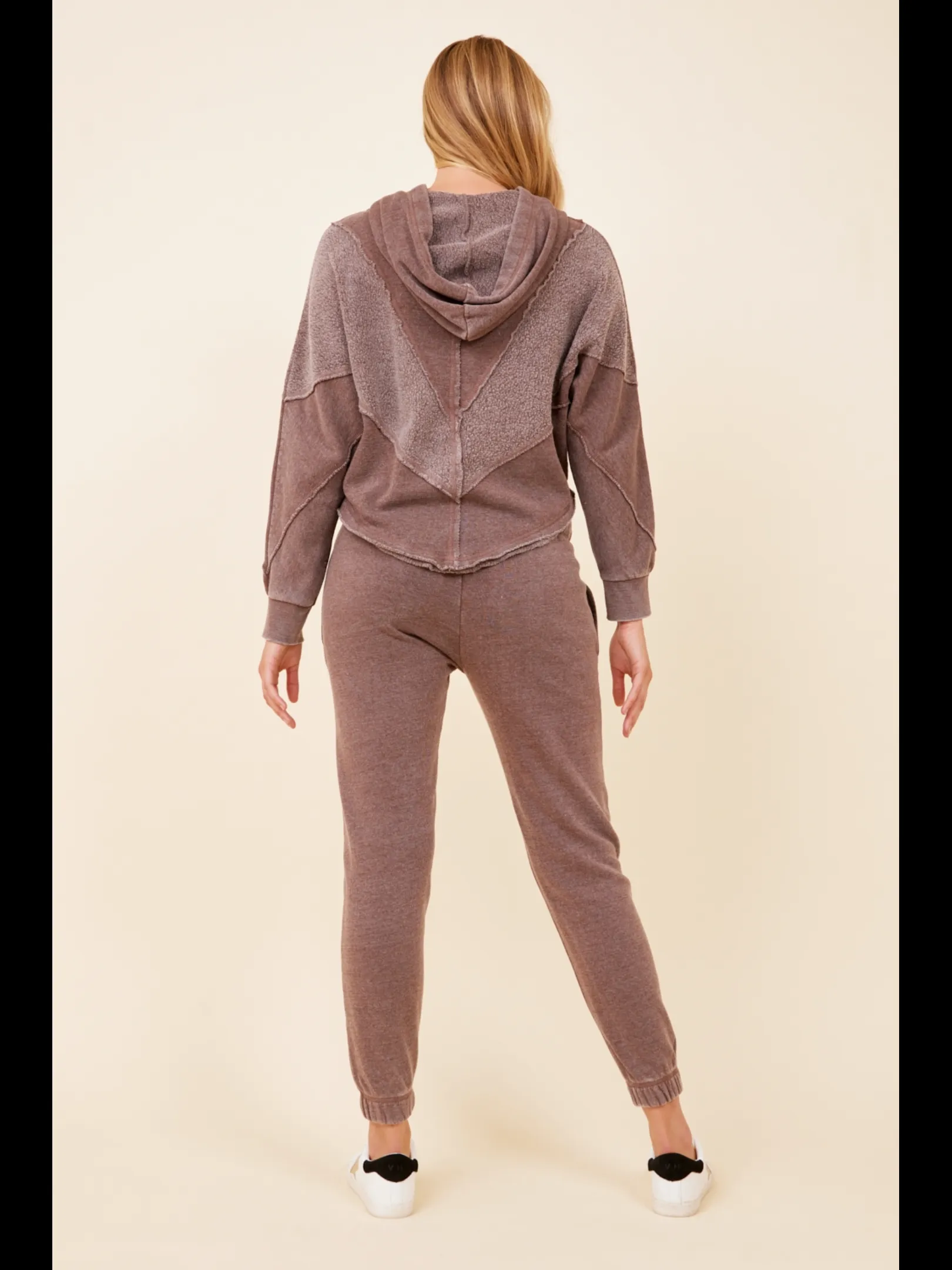 Vintage Havana Sage Grey Or Cocoa Brown Burnout Jogger