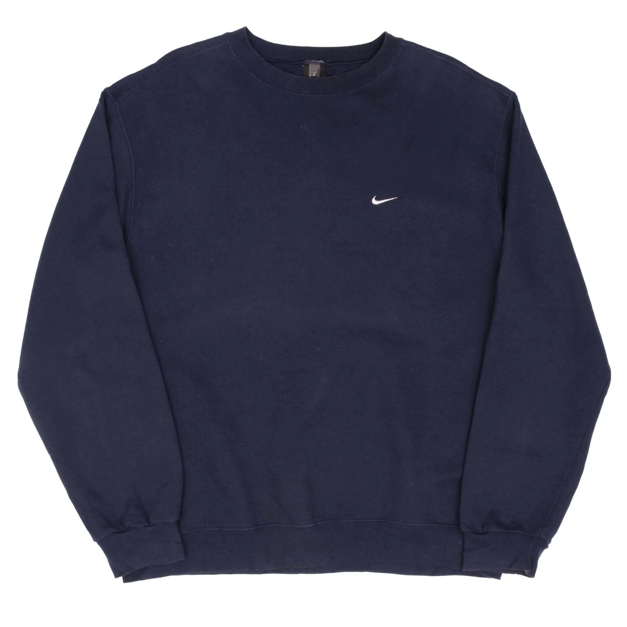 VINTAGE NIKE GOLF CLASSIC SWOOSH NAVY BLUE SWEATSHIRT 2000S SIZE LARGE