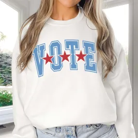 Vote 3 Stars Graphic Sweatshirt