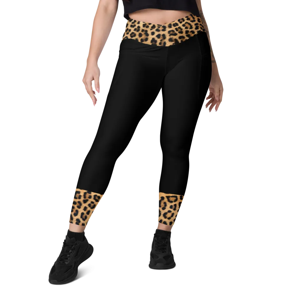 Wild at Heart Crossover leggings with pockets