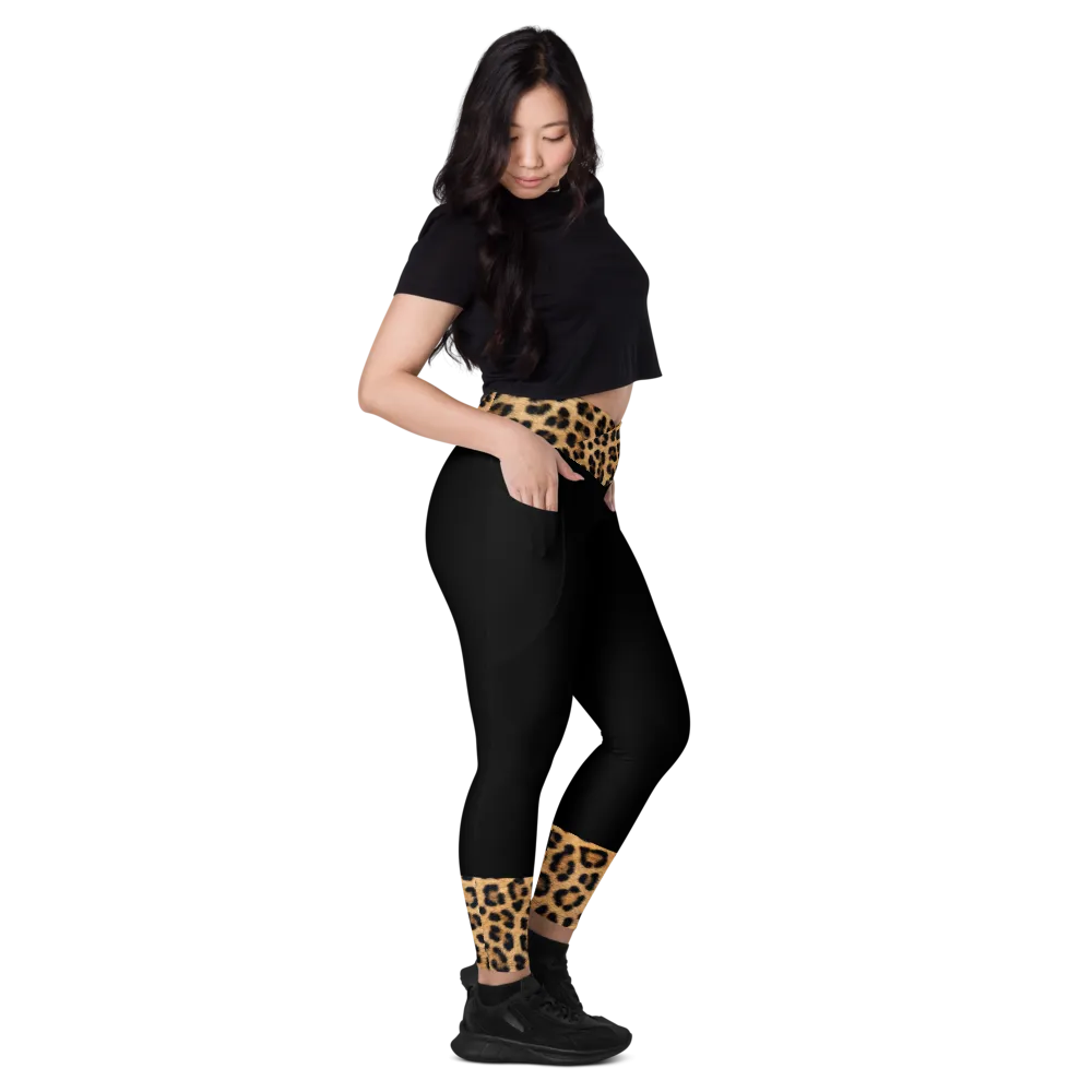 Wild at Heart Crossover leggings with pockets