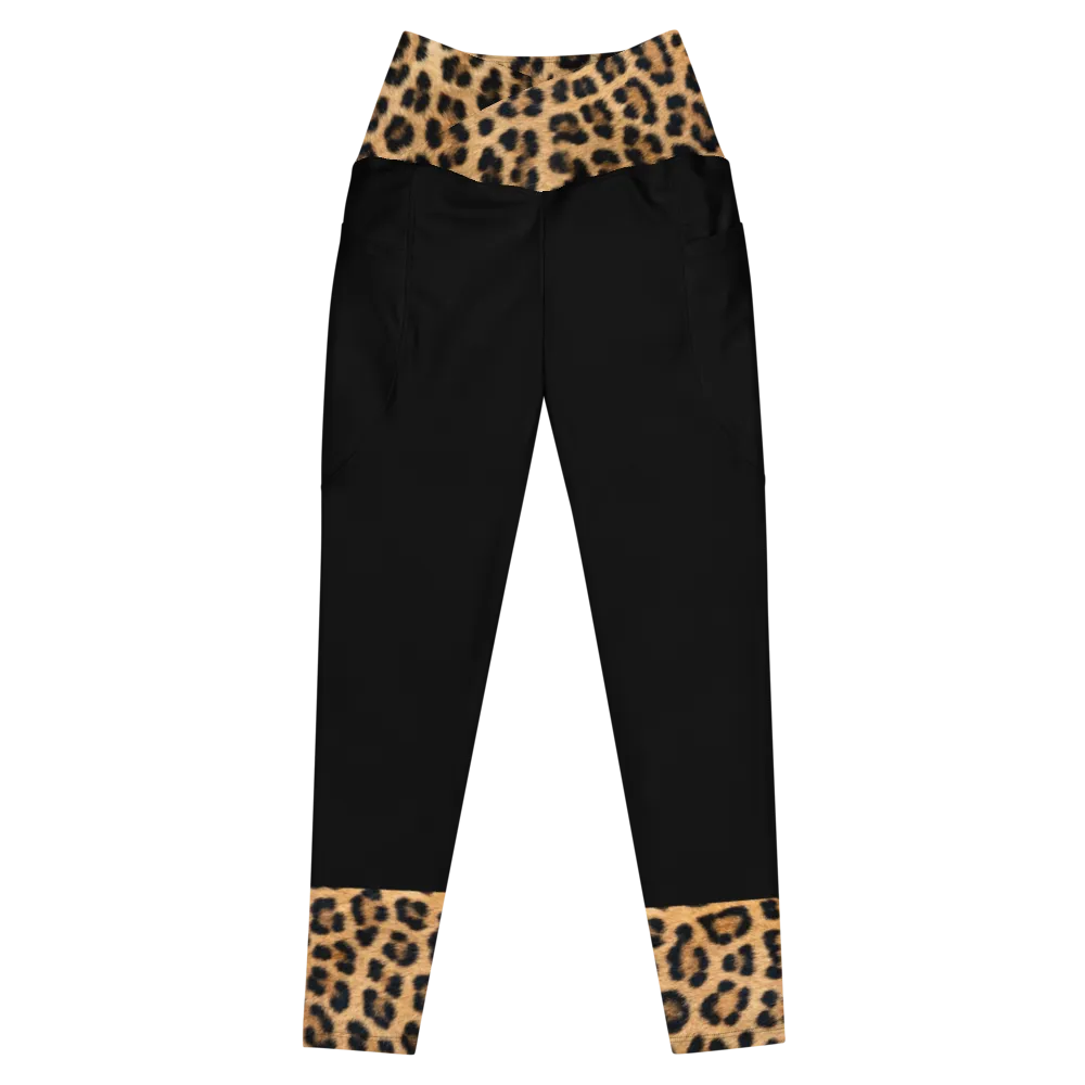 Wild at Heart Crossover leggings with pockets