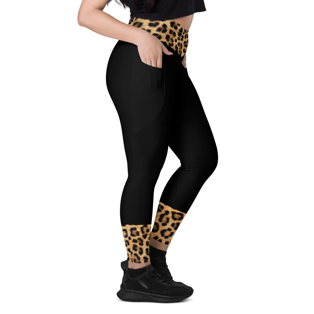 Wild at Heart Crossover leggings with pockets