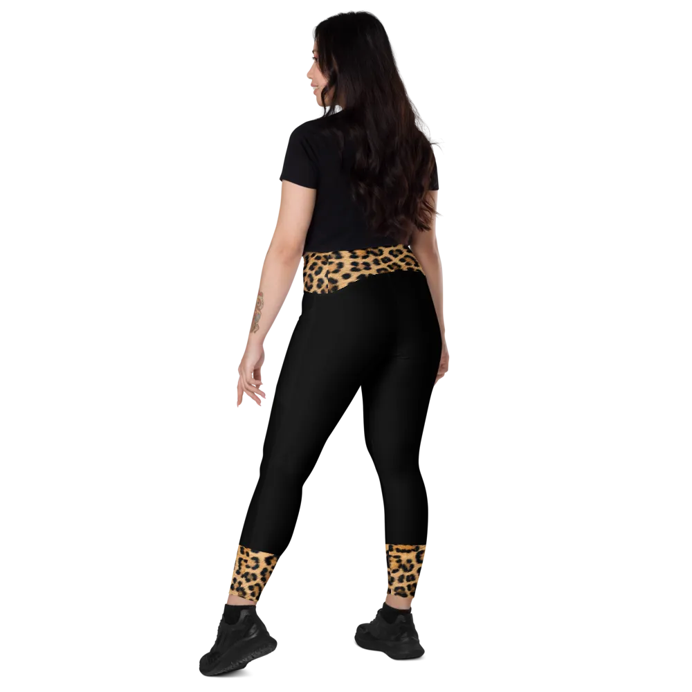 Wild at Heart Crossover leggings with pockets