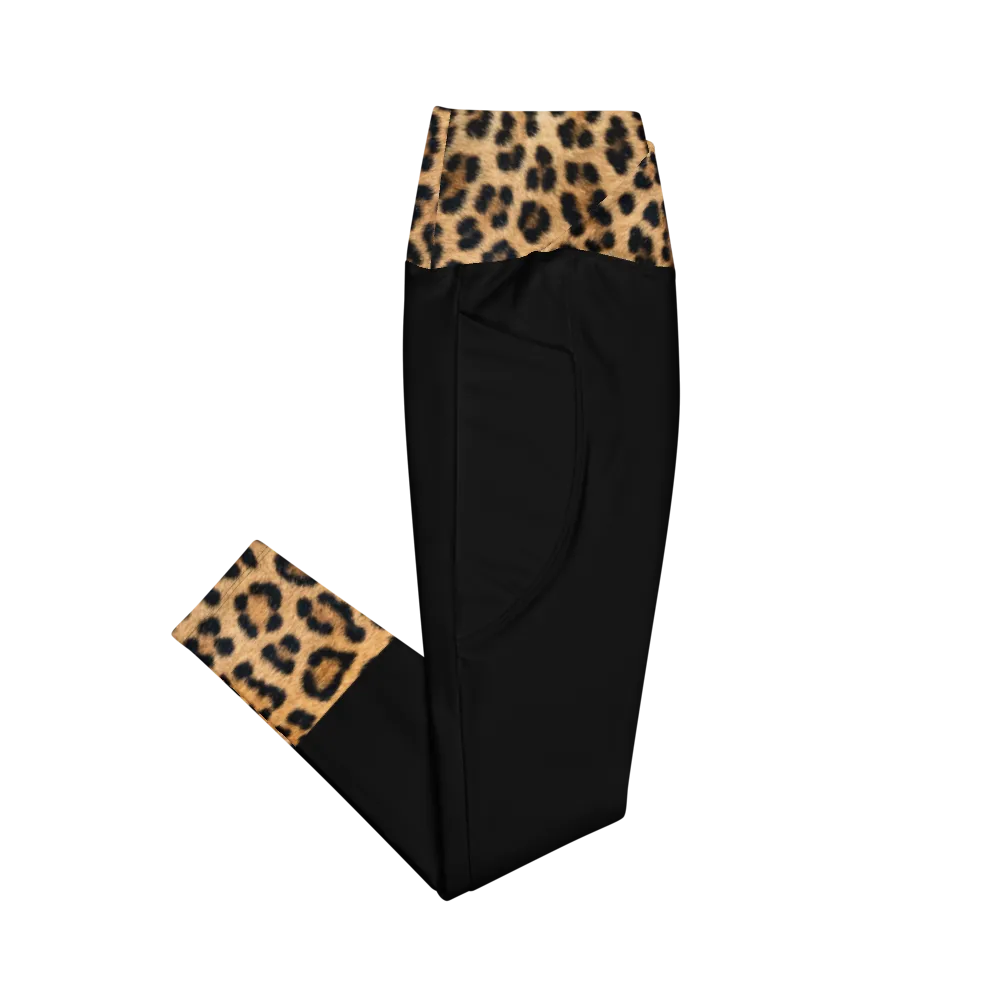 Wild at Heart Crossover leggings with pockets