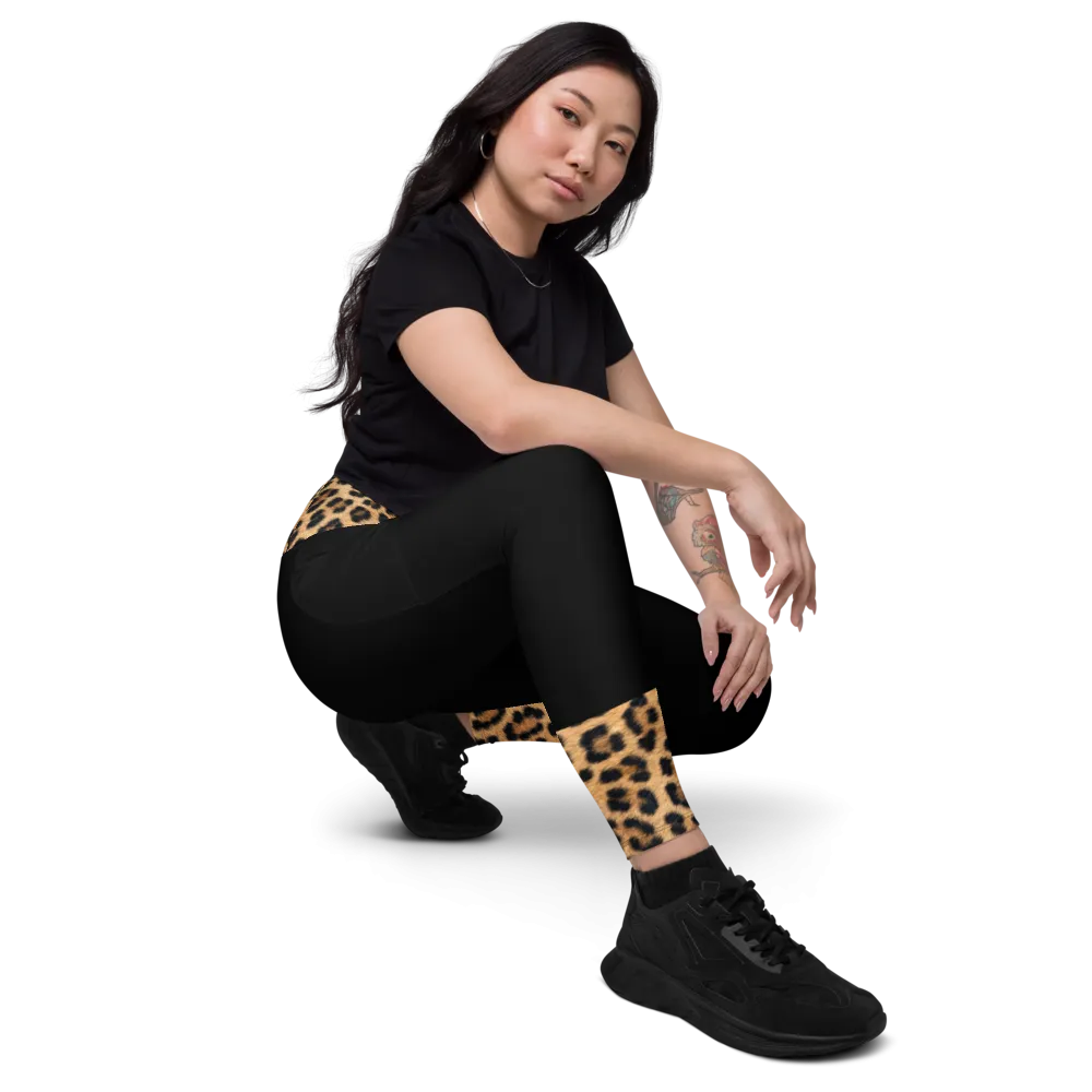 Wild at Heart Crossover leggings with pockets