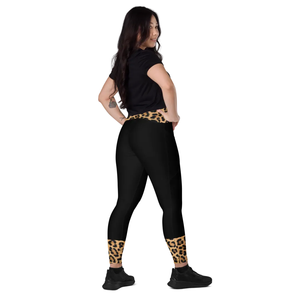 Wild at Heart Crossover leggings with pockets